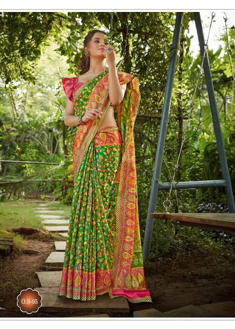 Shvetambar Ottapalam Silk New Fancy Linen Saree Collection